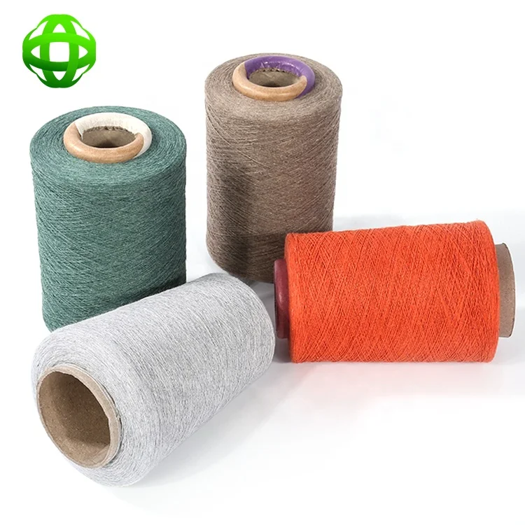 Turkey recycled melange on cones combed cotton carded yarn