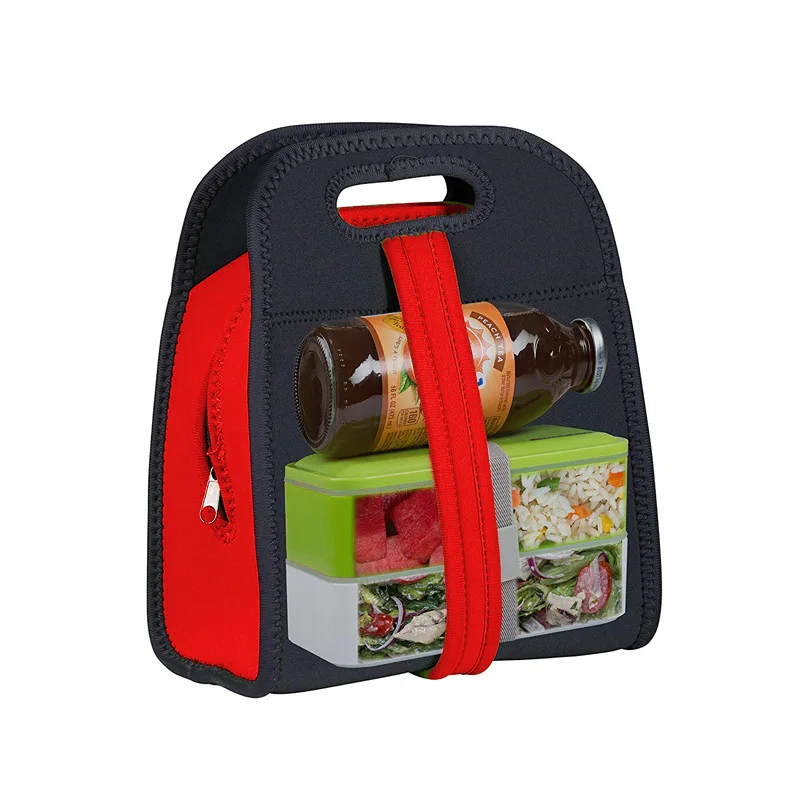 Factory Custom  waterproof neoprene bag lunch box lunch bags for adults women