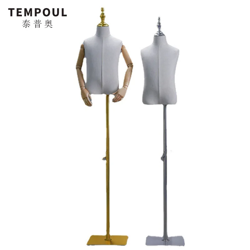 Оптовая продажа, детская Полноразмерная модель, Золотая полуодежда, Детская модель