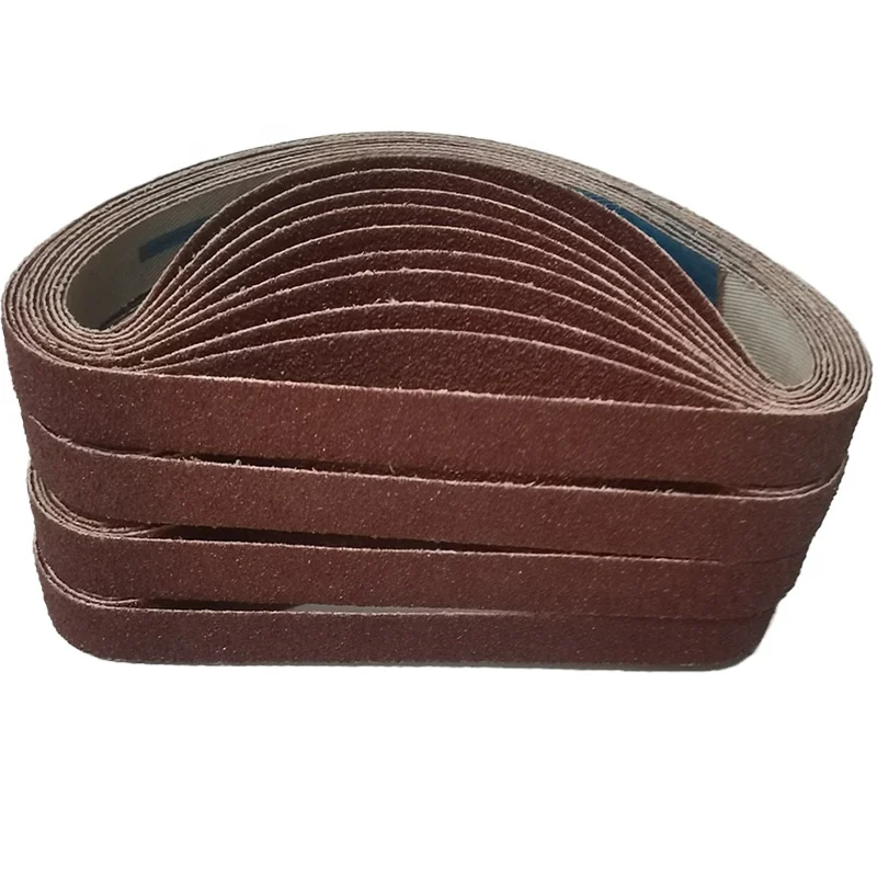 1/2 X 18 inch sanding tape, soft cloth, aluminum oxide sanding tape for metal/grinding polishing sanding tape