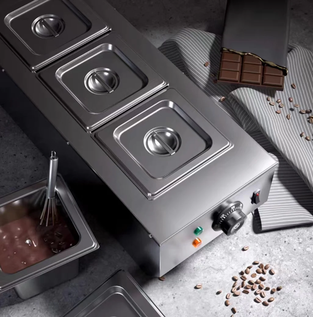 Commercial chocolate melting furnaces and household chocolate melting machines