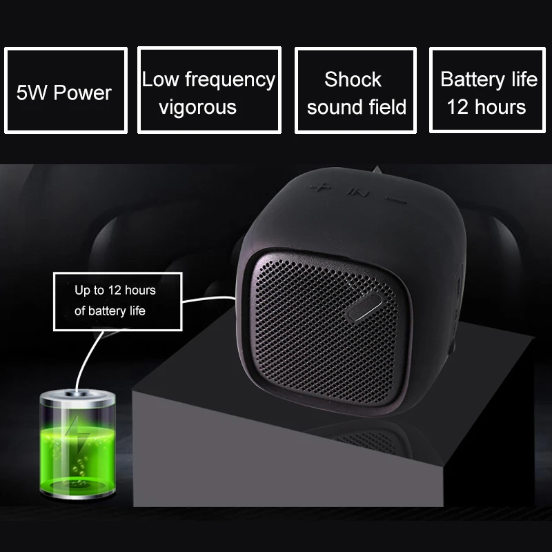 High Quality V4.2 Outdoor Colorful Portable Shower Waterproof Small Speakers Wireless