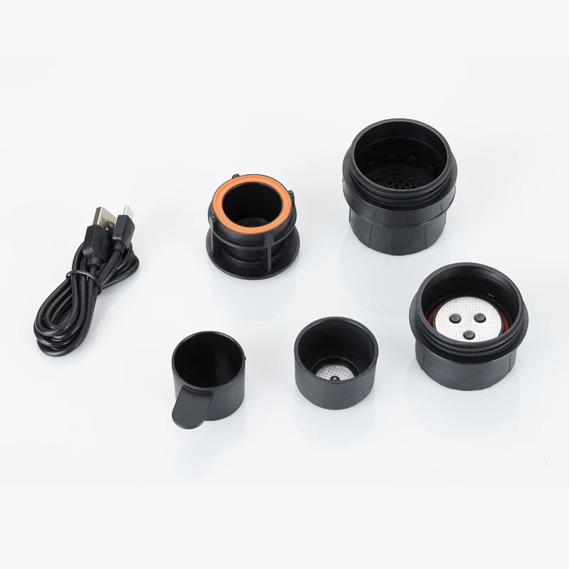 Горячая вода литиевая батарея USB зарядка портативная капсула кофе машина наружное дорожное стекло 12 УФ Печать Английский 15/20 бар 120