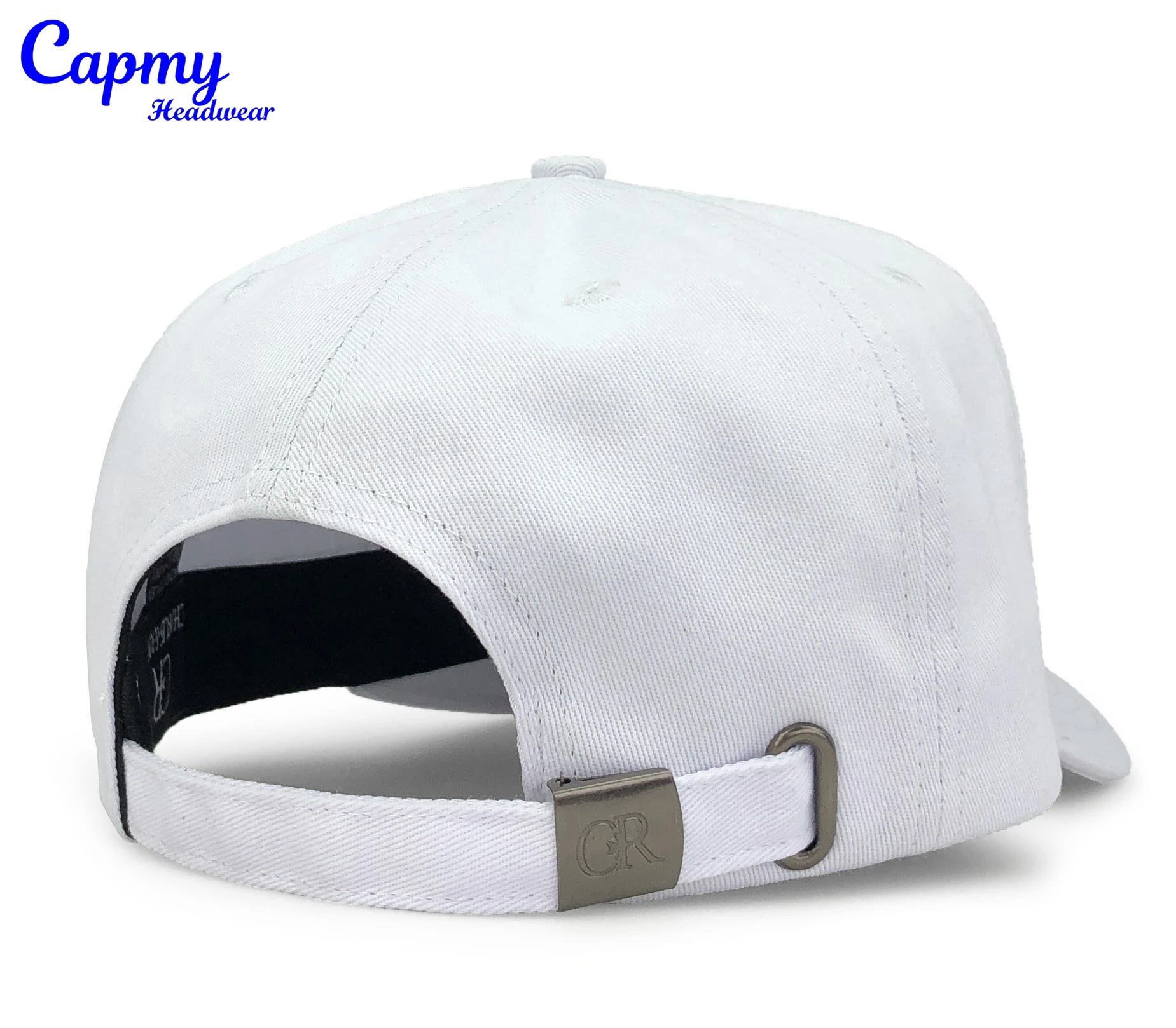 Customized Cotton Factory White A Frame Cap New Designs 3d Embroidery Sports Baseball Hats A Frame 5 Panel Baseball Caps