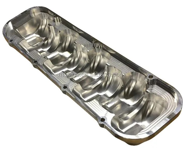 CNC machined  billet 6061 / 5083 aluminium engine valve cover for automotive engine system