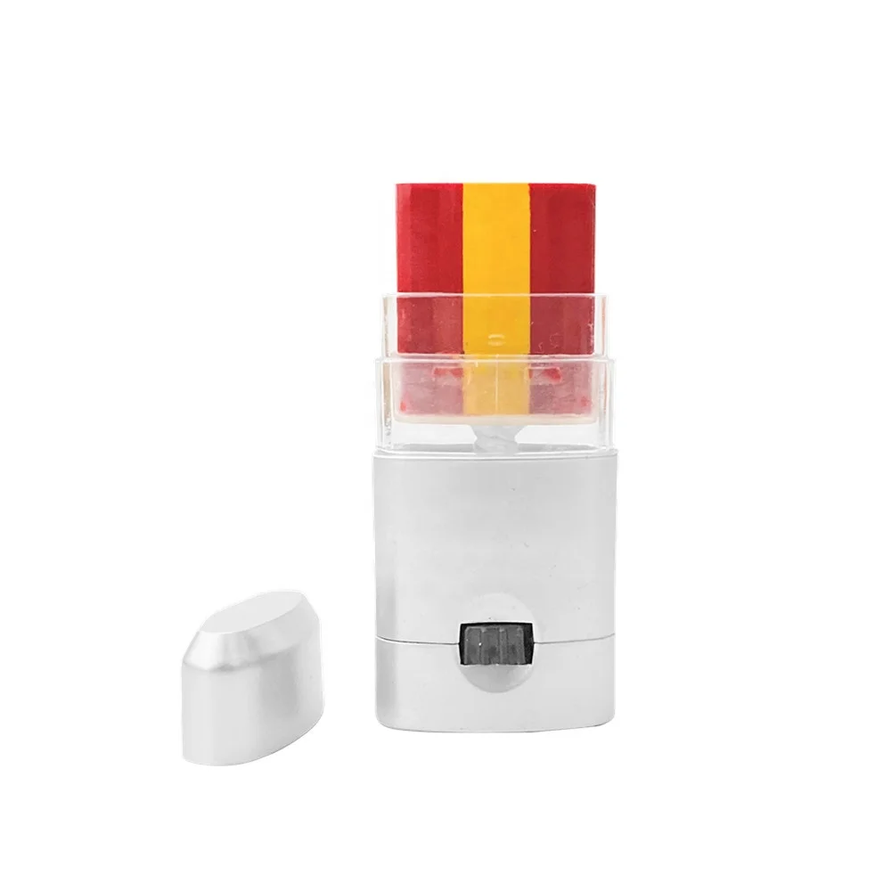 
2020 sports event safe cheer crazy fan crayons flag paint for face face paint stick Cheap Wholesale Custom 