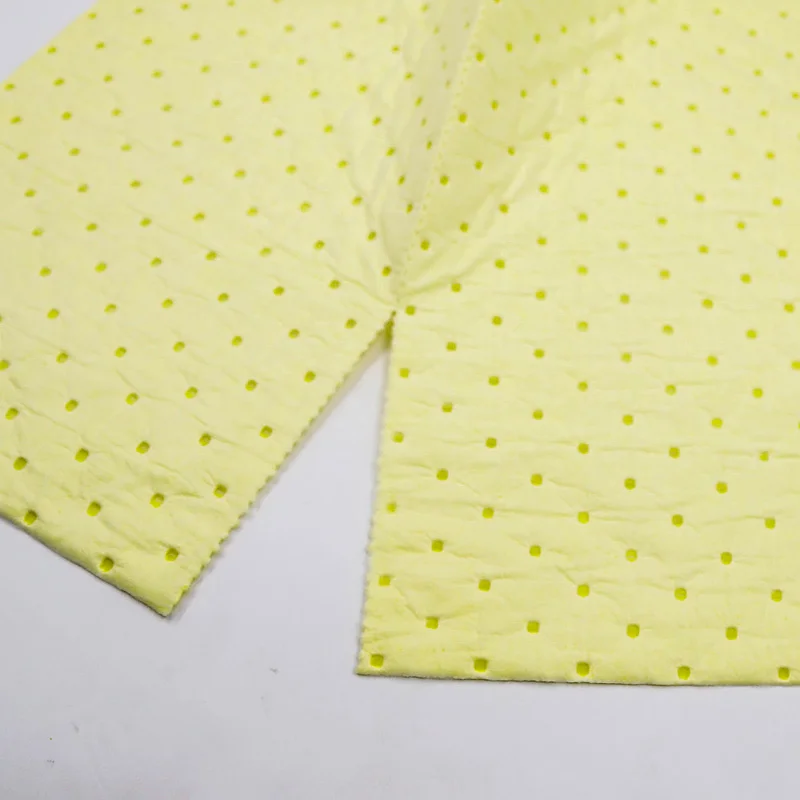 Pro-environment Yellow Color Chemical Absorbent Emergency Hazmat Spill Pads Mat