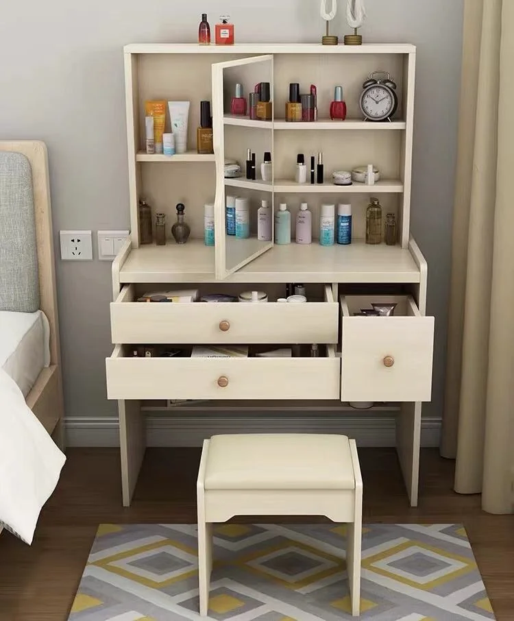 SZT-15 Luxury Dresser Makeup Corner Vanity Desk Set with Mirror for Makeup for Bedroom