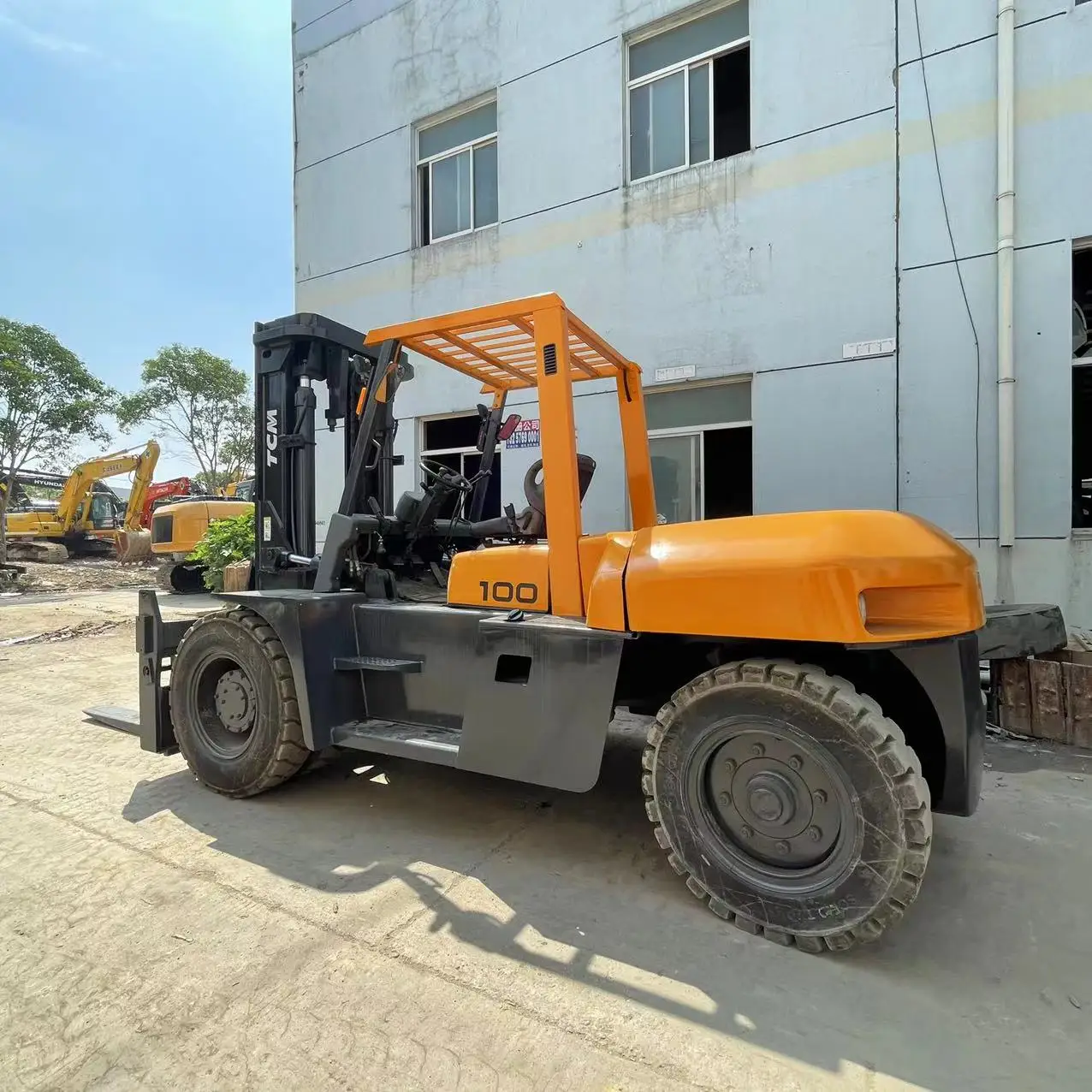 TCM FD100 10ton 10T used forklift secondhand forklift good condition low price in stock hot sell
