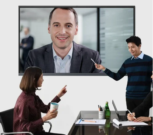 Conference tablet touch all-in-one machine Smart touch multimedia teaching video Computer training electronic whiteboard