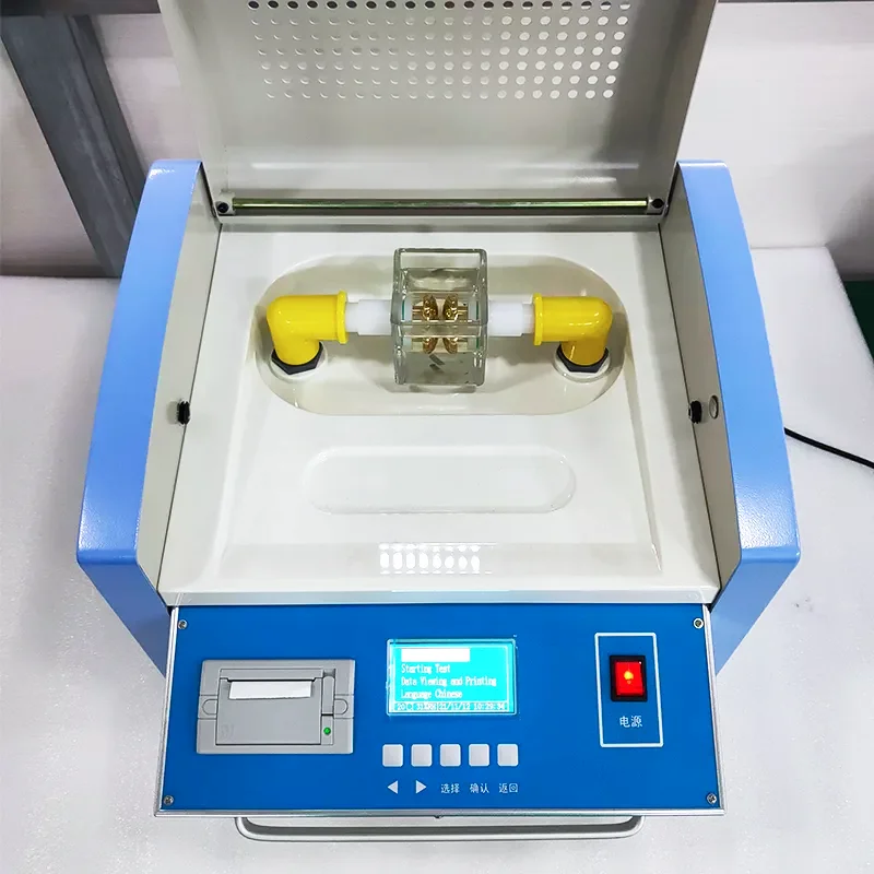 100 kv 80kv Dielectric Strength Tester Insulating Transformer Oil Test Equipment breakdown voltage oil tester