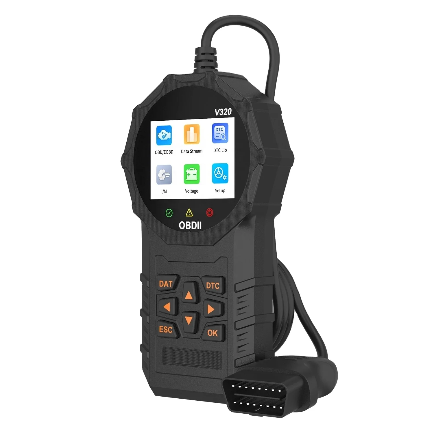 2.8 inch Color displayV320 OBD2 Scannerperformance testingnew item Car Diagnostic ToolFault Code Reader Battery Voltage Tester