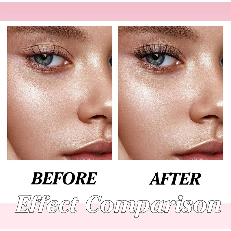 2 Pairs Reusable Eye Lashes Tray Wholesale Natural Cils Volume False Eyelash Box Vendor Private Label Eyelashes With Glue