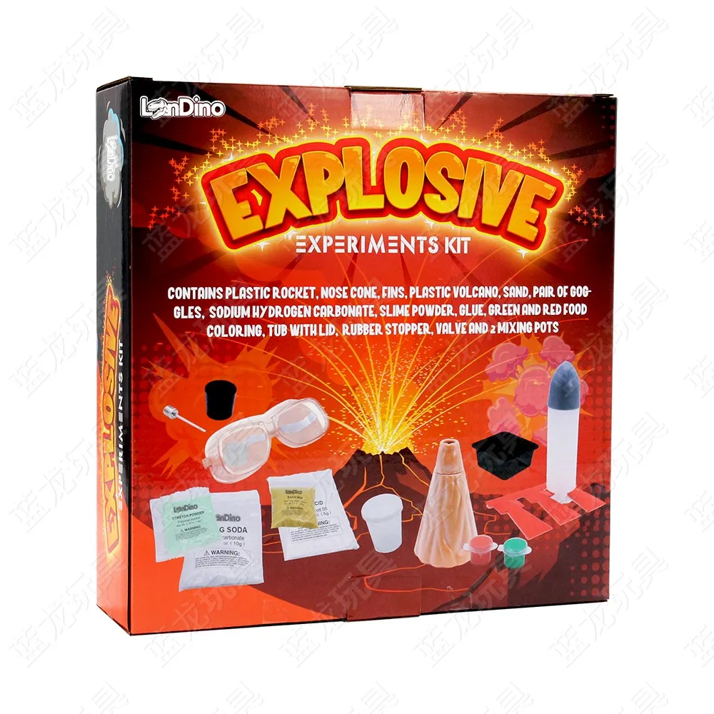 DIY STEM Toys Learning Educational Science Volcano Explosive Experiments Kit For KidsKit
