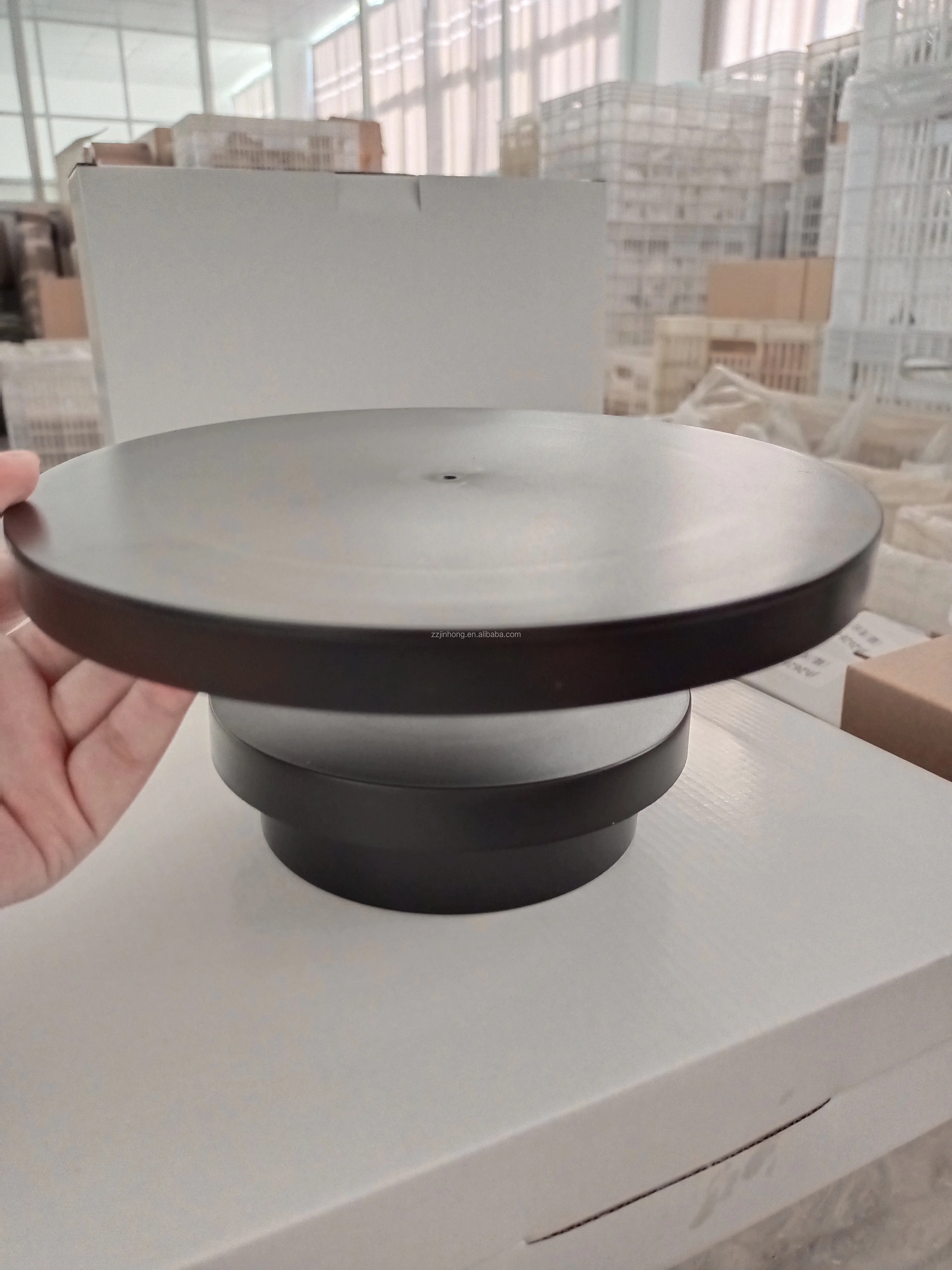 Hot selling Two in one Rotating Display Stand for Shoes, Bag, Jewellery Use Battery or Electric power