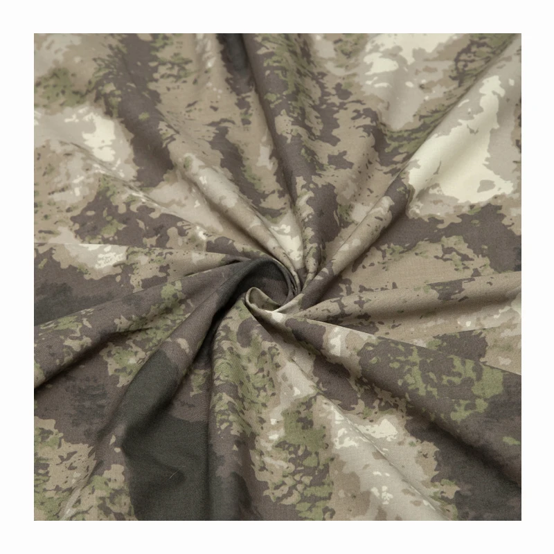 
Hot sell ultra thin camouflage fabric poplin printed camo fabric clothing fabric 