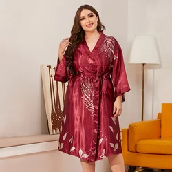 Satin Pyjamas OEM/ODM Factory Wholesale Robe Hot Sale Party Polyester Custom Silk Satin Plus Size Pajamas