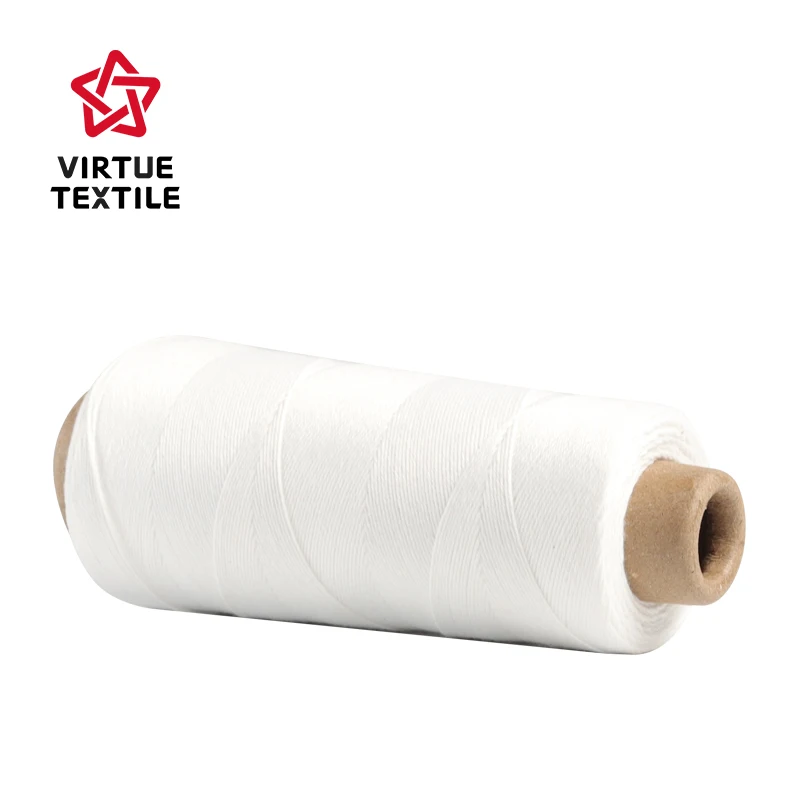China Manufacturer Wholesale high tenacity polyester bag closing yarn sewing thread 10s/3 20/9  for high speed sewing machine