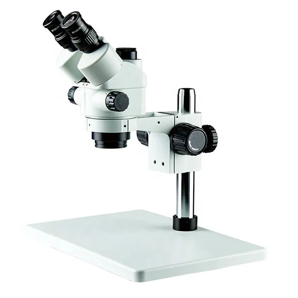 NZM0745T-L1 0.7X-4.5X  Greenough Opticl Zoom Trinocular Stereo Microscope With Big Working Stage stereoscopic microscope