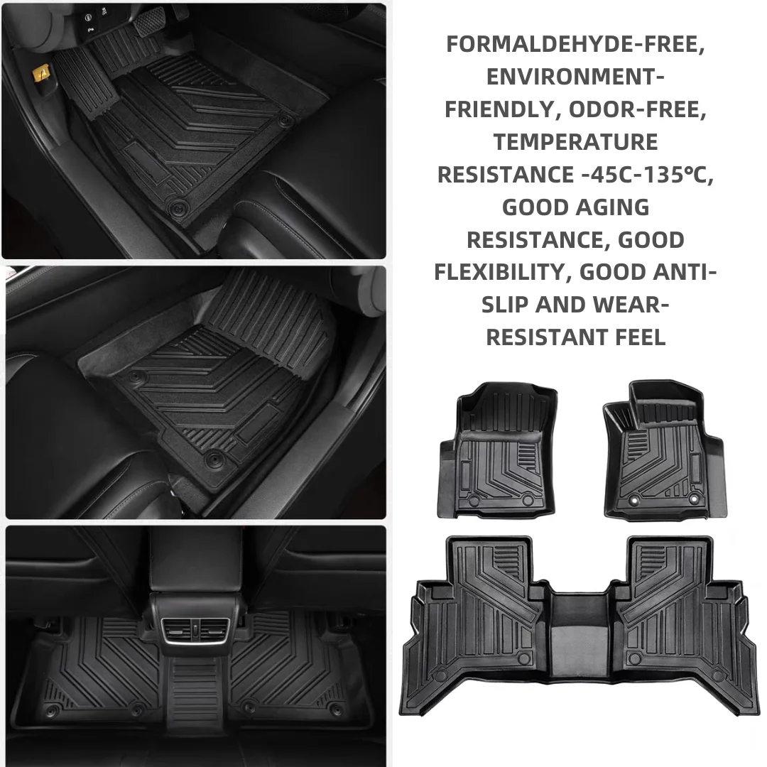 wholesale car mats floor TPE  3d 5d  For Toyota Prado 150 FJ150 LC150 2010+ Waterproof Car Trunk Mats