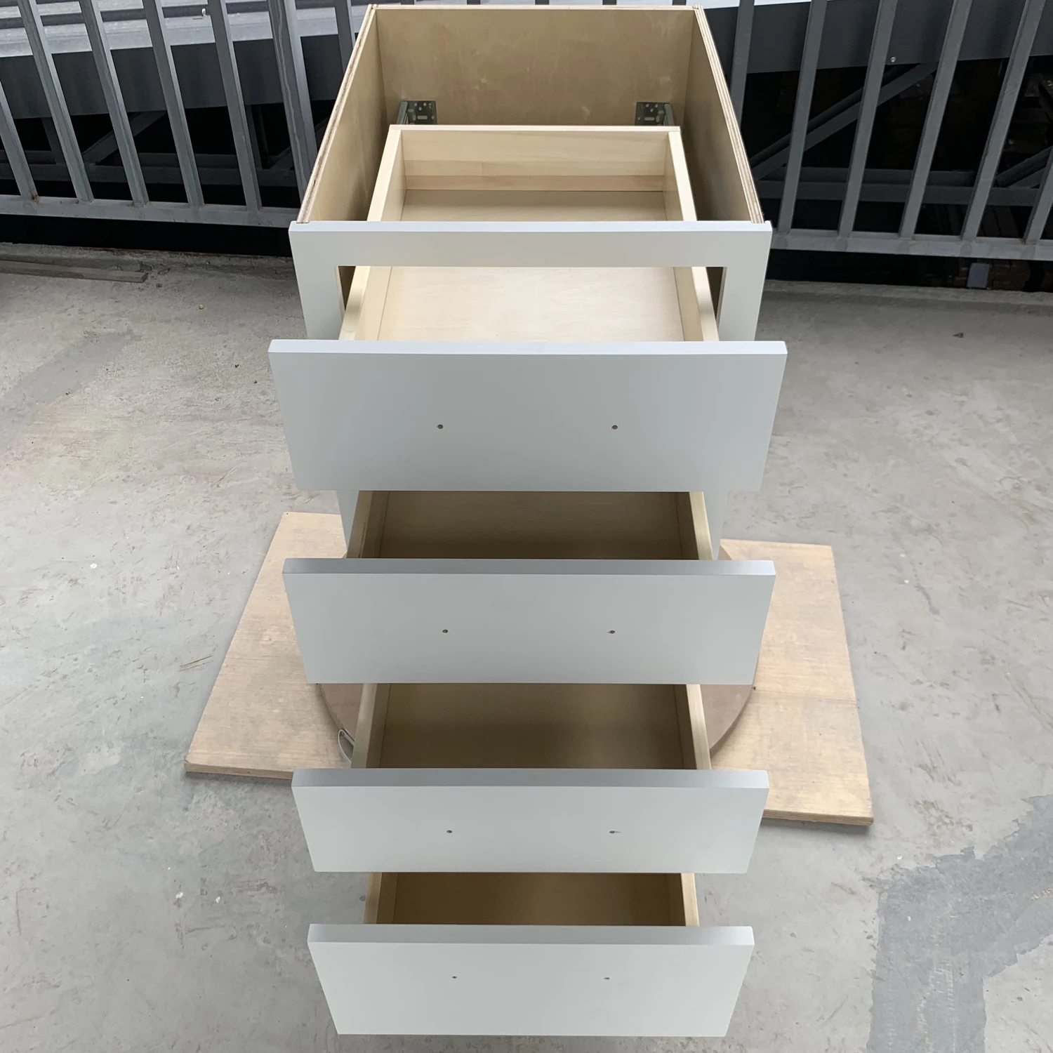 Capstone Public Area HPL wood cabinet