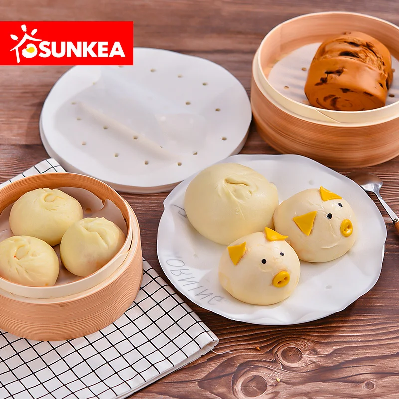 
Disposable food grade greaseproof steamer paper 