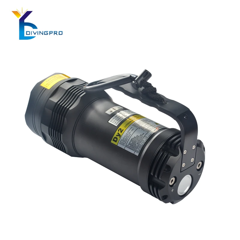 Rechargeable Battery Diving Torch Flashlight Powerful Waterproof Ip68 HID Torchlight For Diiving