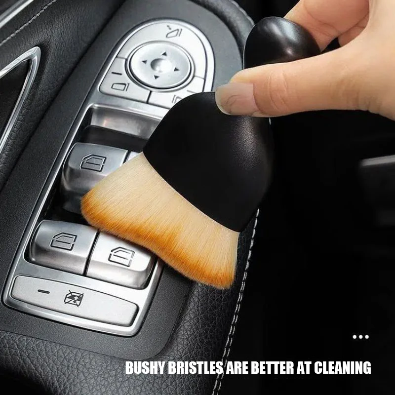 JSZ Car Interior Artifact Brush Cleaning Tool Air Conditioner Air Outlet Cleaning Brush Car Brush Car Crevice Dust Removal