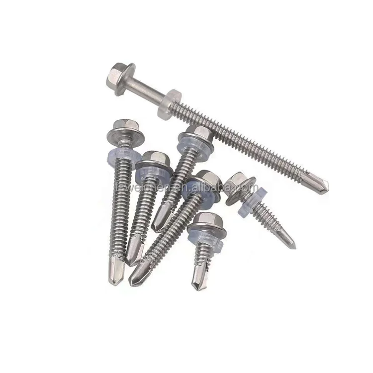 Stainless Steel Hex Washer Head Self Drilling Screws