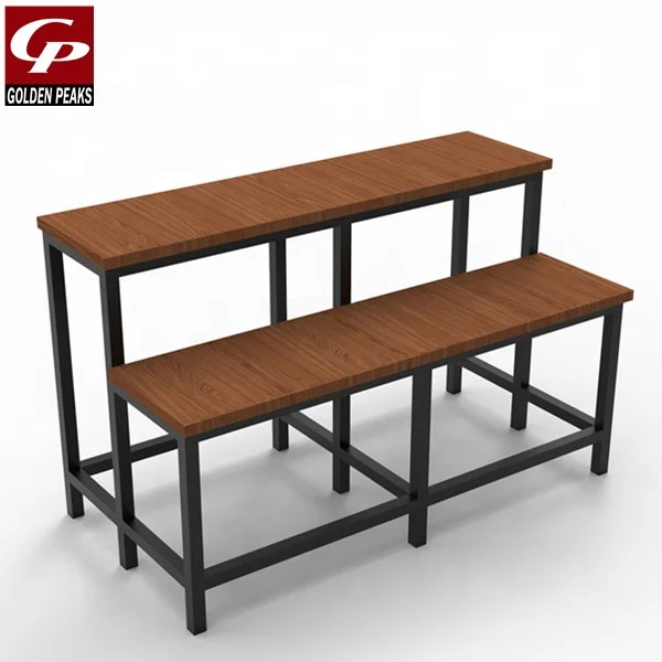 Custom metal garden plant potted 3-layer display shelf flower shop small flower pot storage display rack 06