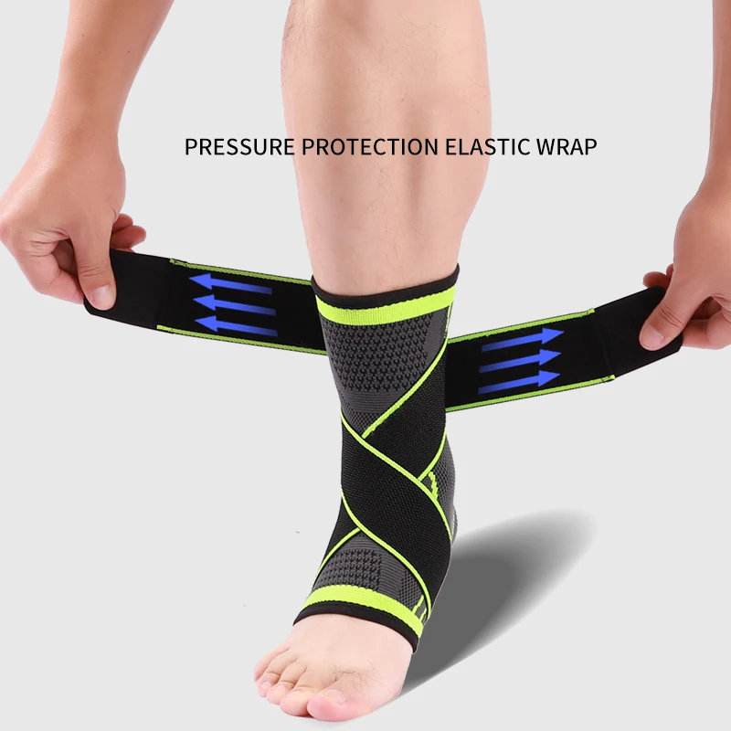 3024# High Quality  Sports Protector Ankle Support Wraps Straps for  Ankle Support Brace