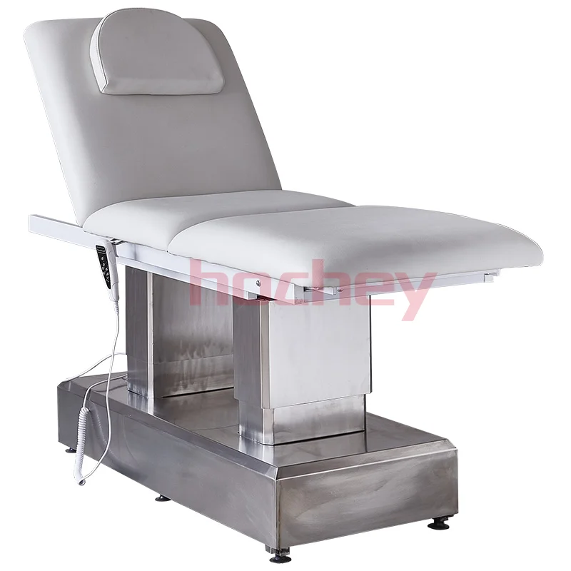 HOCHEY Professional Electric Adjustable Massage Beauty Bed Table Reclining Beauty Chair Electronic Facial Bed Cosmetology Couch