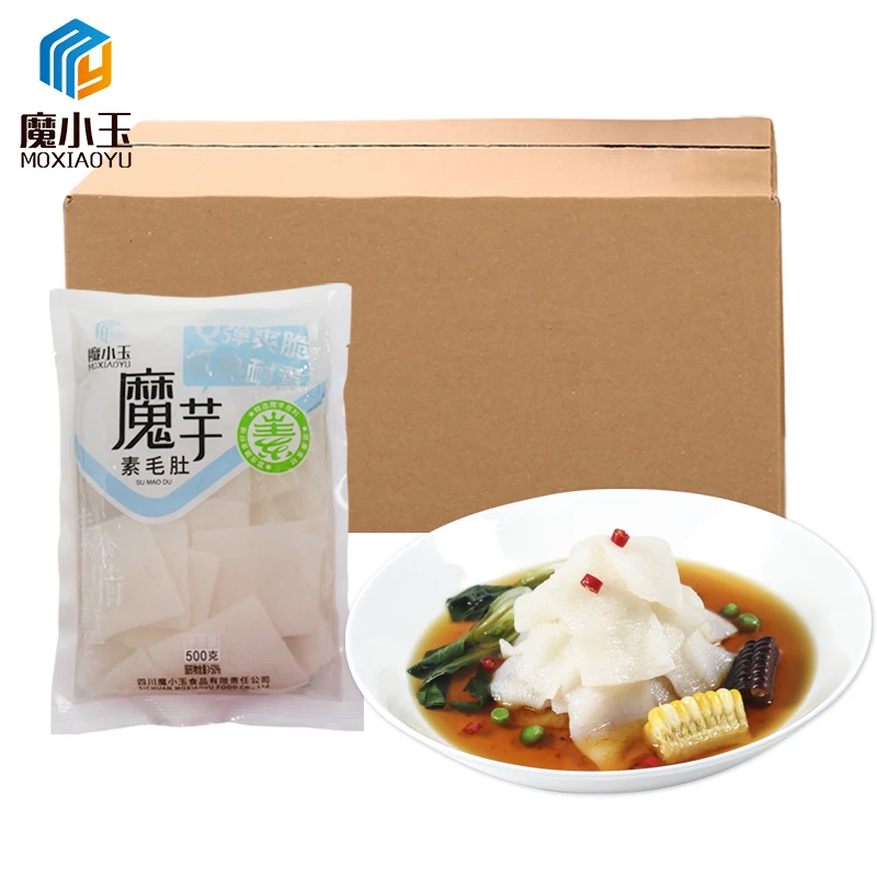 Customization Oem Shiratak Konjac Types of Sugar Free Belly Slice Tripe Spicy Sauce Chinese Foods