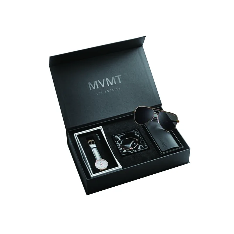 Packaging Luxury Paper Gift Packaging Watch Box Cases Custom Logo Creative Customized OEM Art Paper Rectangle Box Gift Gold Foil