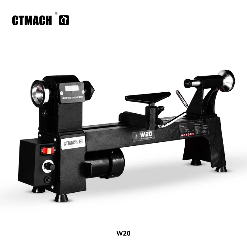 W20 wood lathe machine mini wood lathe