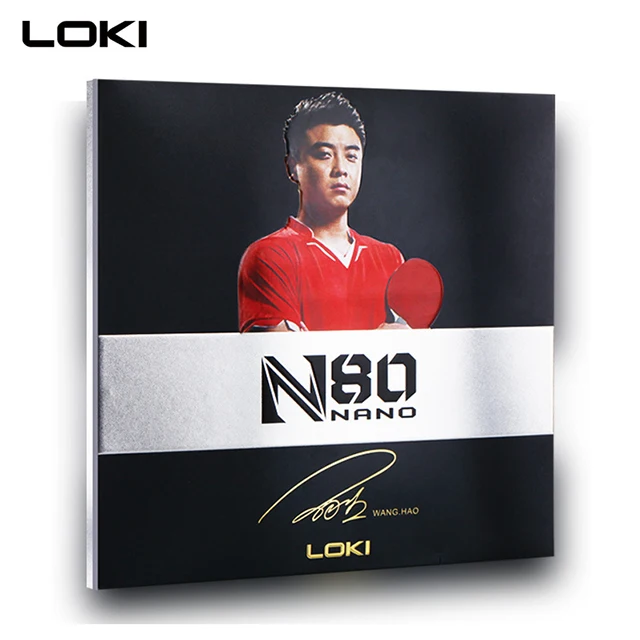 
LOKI N80 Custom Ping Pong Racket Pimples in Rubber ITTF Approved Table Tennis Rubber Mat Professional Wanghao 