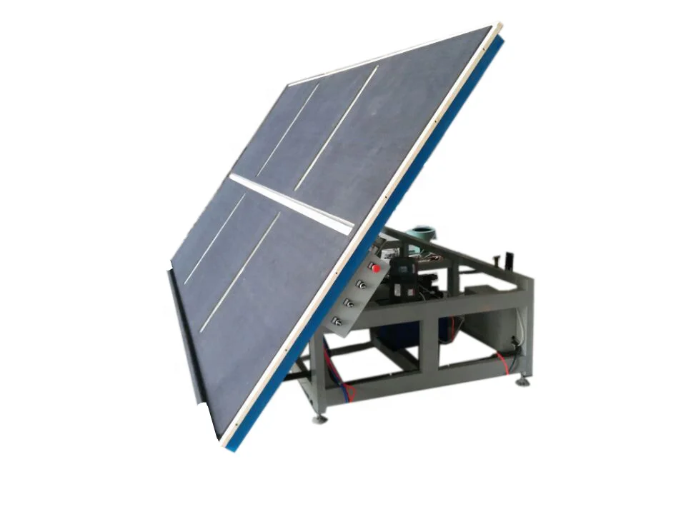Automatic air flotation Glass Cutting 90 Degree Table 2440 Tilting Air Float Breaking Cutting Table machine