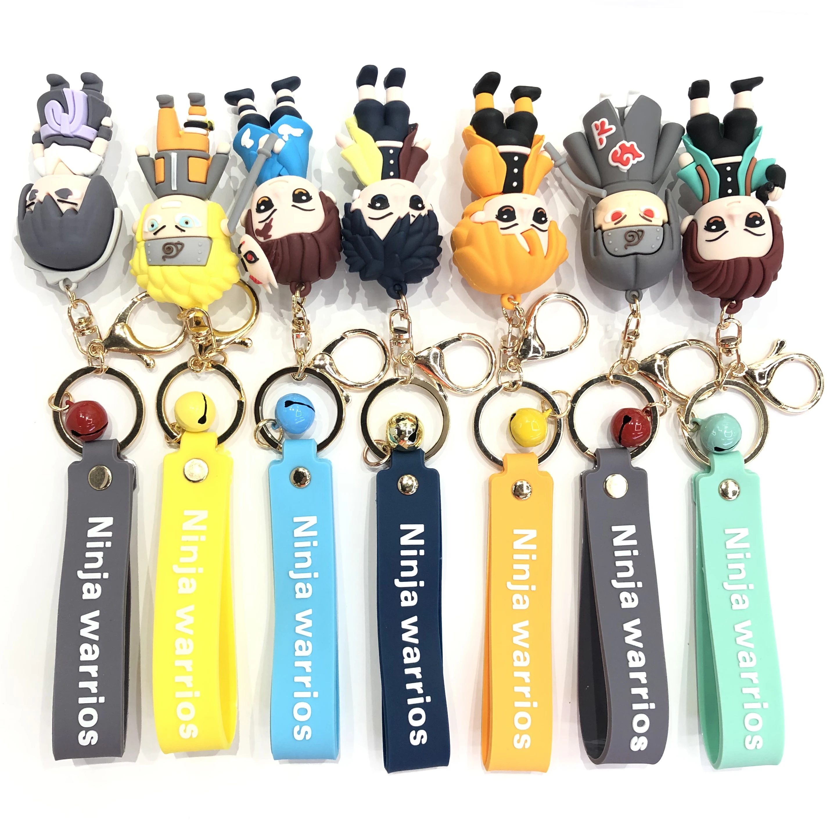  Factory Hot Style 2020 Keychain for Bags or Car key Soft PVC 3 D Letter Logo Alloy Cute Cartoon Rubber