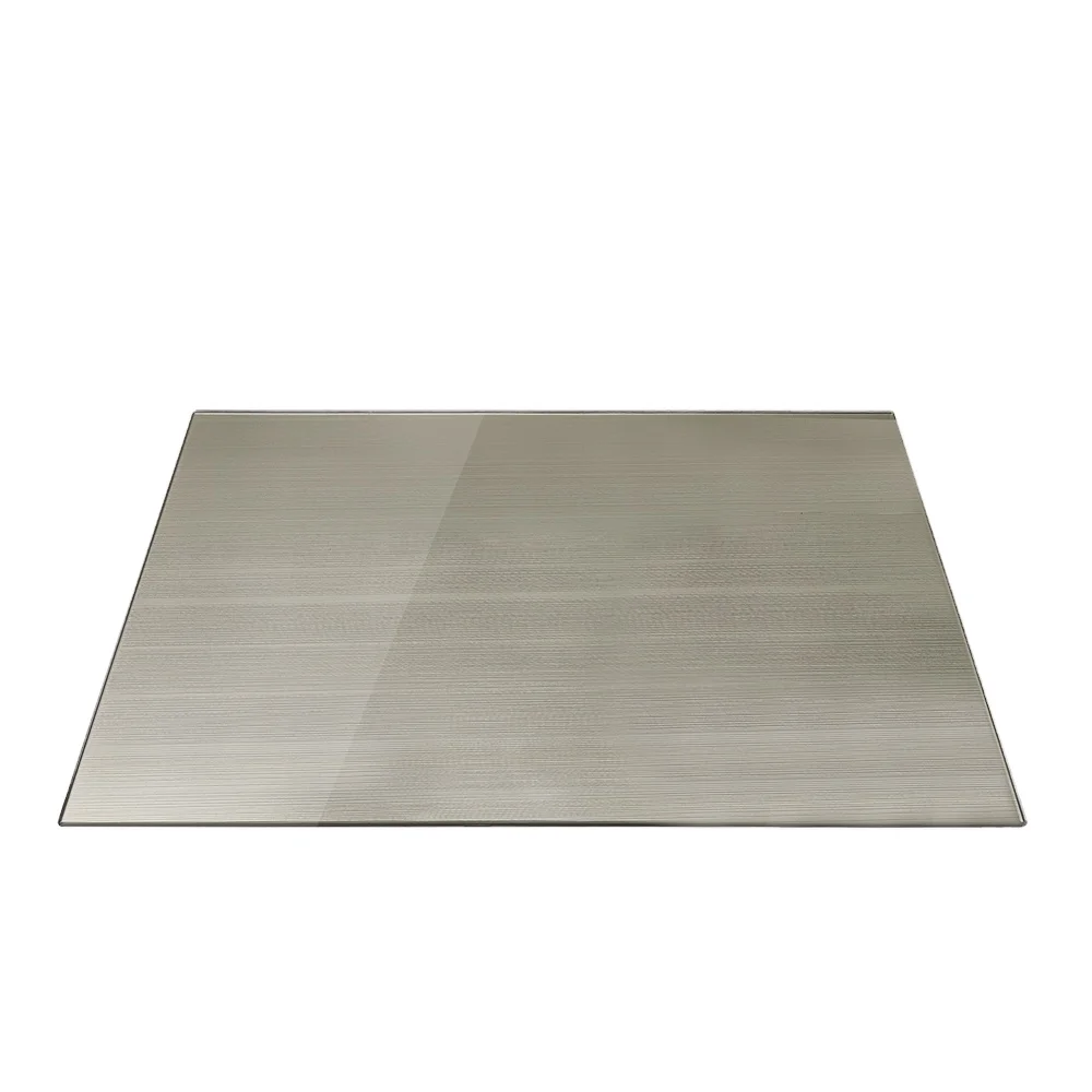 Custom Refrigerator Door Silk Screen Printing Glass Panel Coated Tempered Glass Parts for Freezer Silk Screen Glass Door