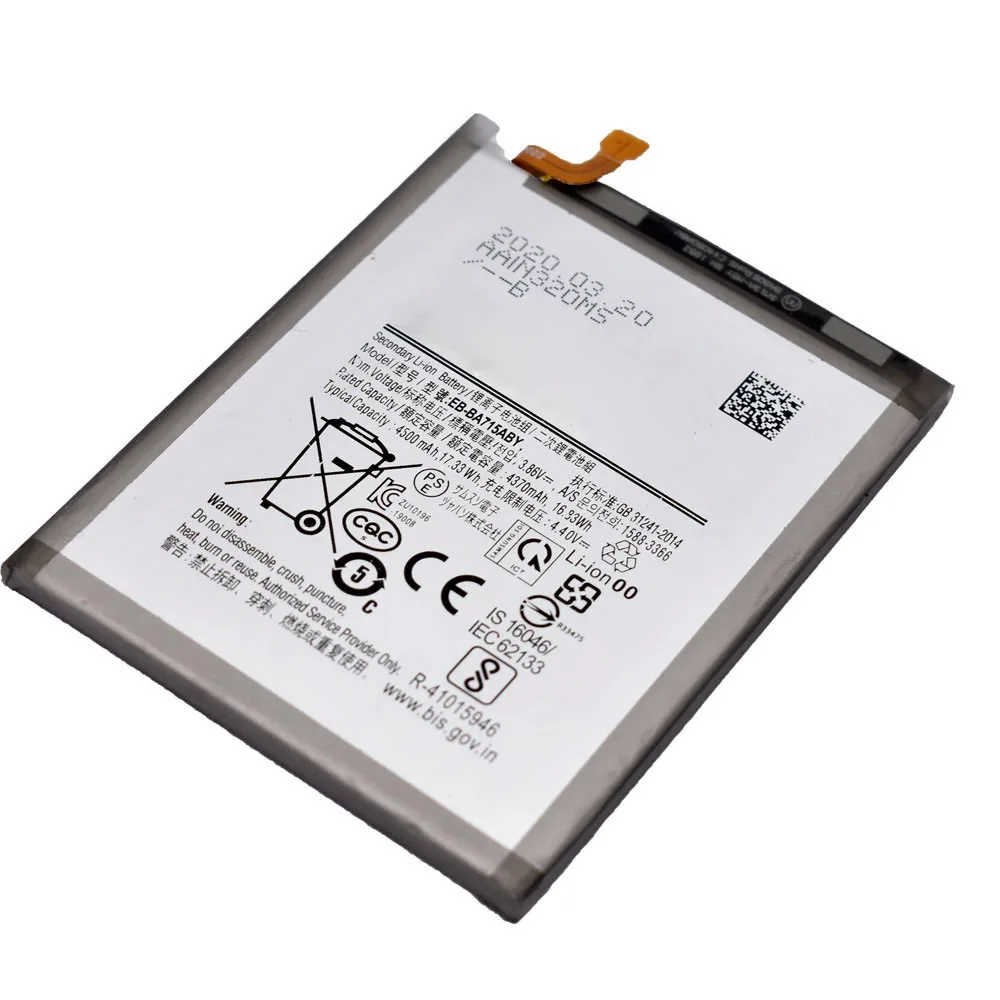 High Quality Promotion New Replacement Phone Standard Battery For Samsung Galaxy A71 SM-A7160 4500mAh EB-BA715ABY