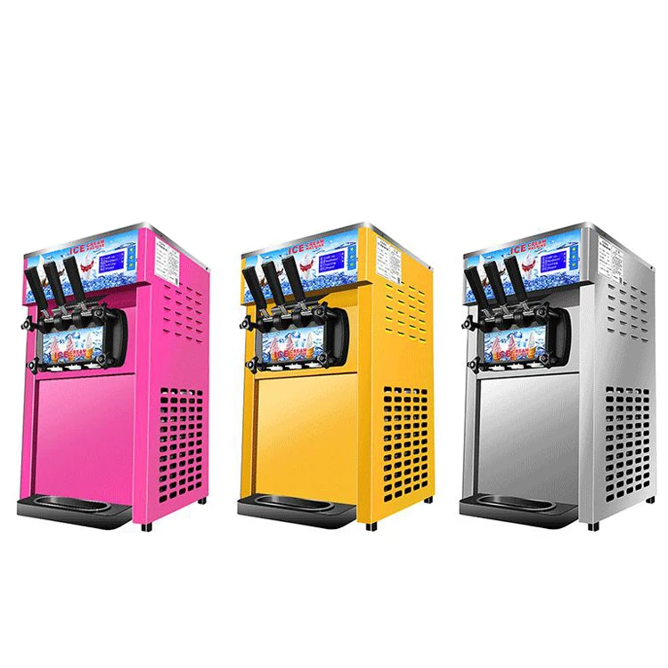 Direct Selling 3 Flavor Cheap Small Soft Ice Cream Machine Maker Commercial Ice Cream Maker Machine