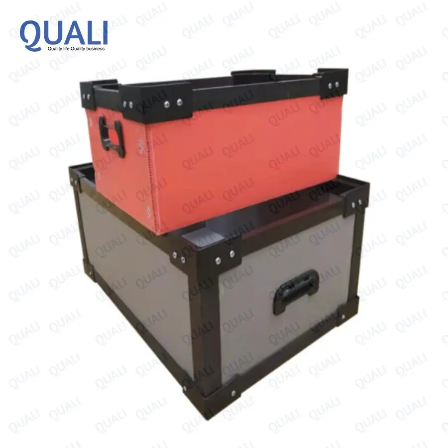 Quali Industry PP Corrugated Boxes and Bins Lightweight Logistics Packaging Solution Food Hollow Crate Box