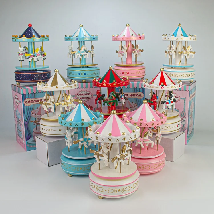 Merry go round beautiful music box