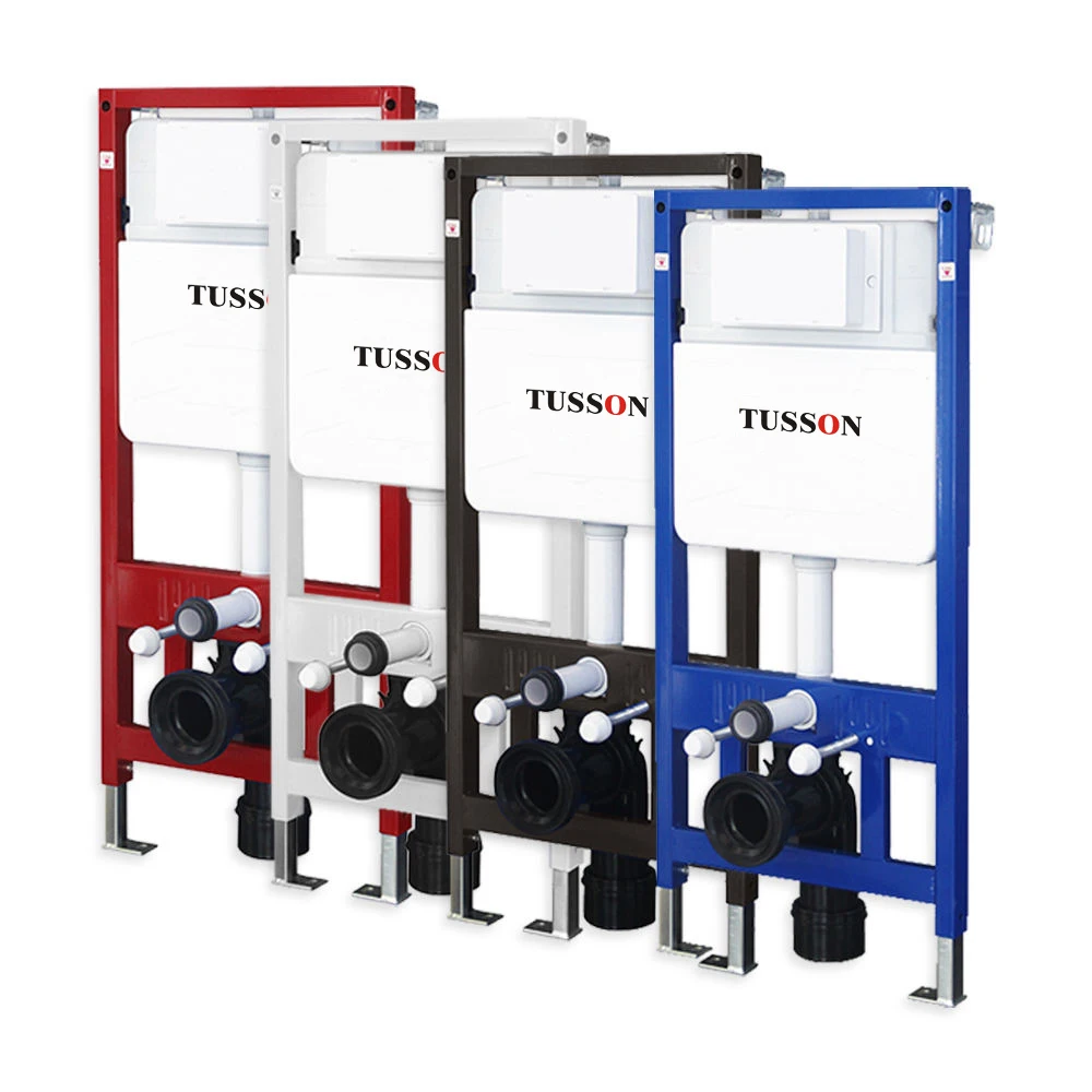 Dual-Flush Wall hung Concealed Cistern Hidden Concealed Flush Water Tank Bathroom Toilet Flushing