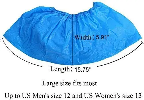 Automatic machine made  High quality plastic shoe cover waterproof