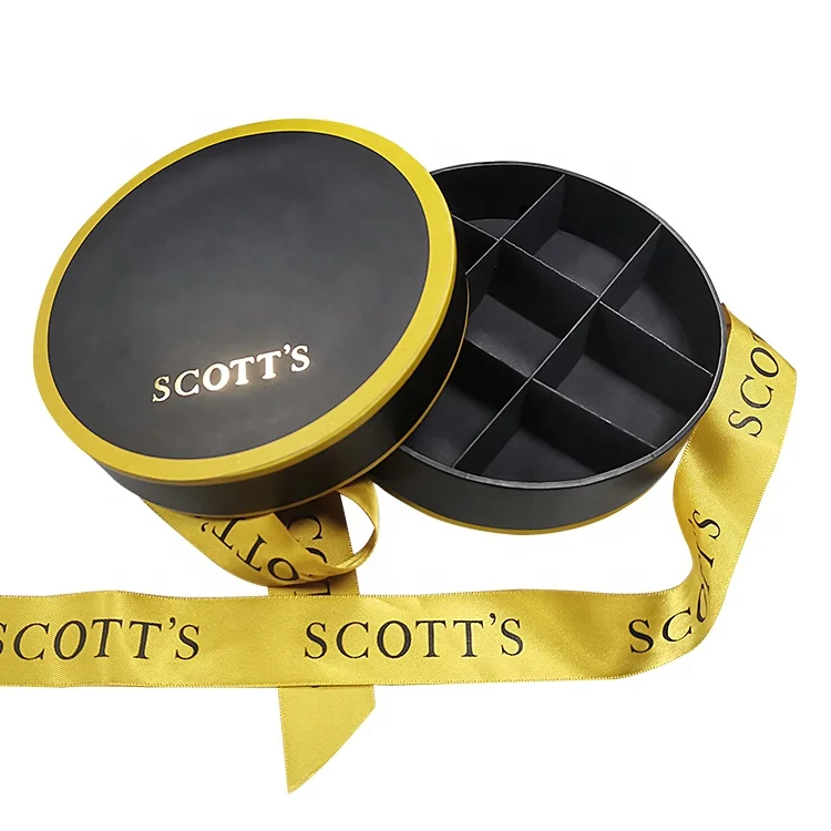 
High Quality Lovely Chocolate Box Gift Packaging Box For Candy With Dividers Insert 