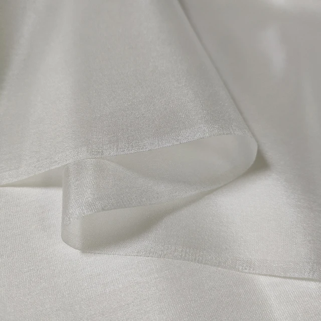 
White Habotai Pure 100% Japanese Silk Ribbon Fabric 5mm Silk Fabric 