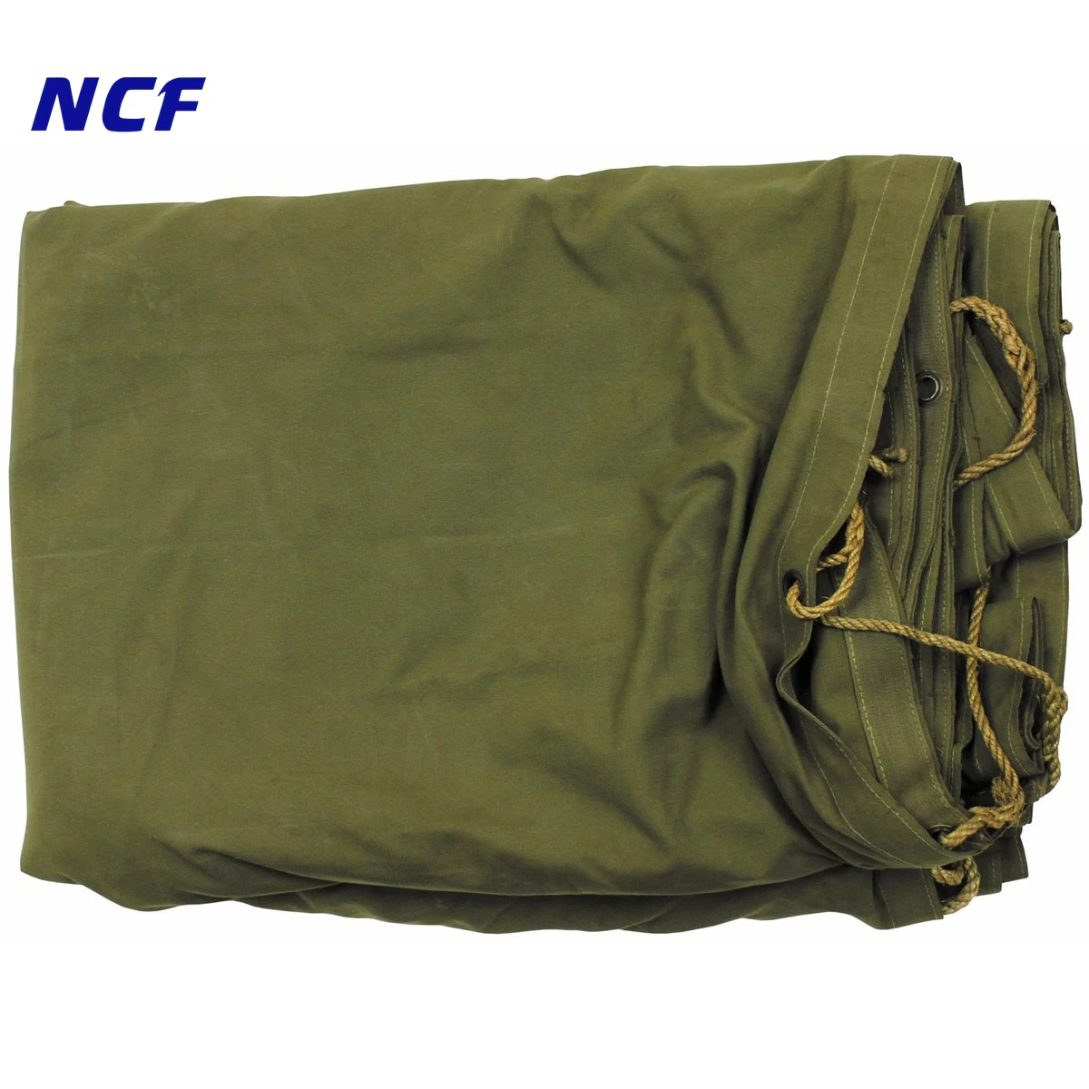 Армейский зеленый брезент с силиконовым покрытием