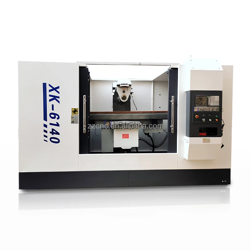 Fully protected horizontal CNC milling machine XK6140 supported by custom  factory production