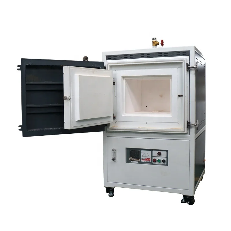 Laboratory High Temperature 1400C Box-type Hydrogen Inert Gas Atmosphere Sintering Vacuum Box Furnace